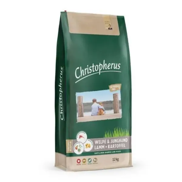 Christopherus Welpe & Junghund mit Lamm & Kartoffel 12kg