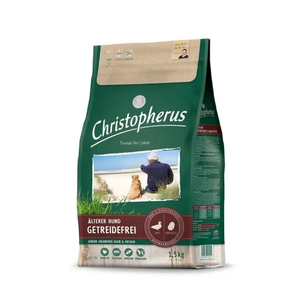 Christopherus Getreidefrei Senior Ente & Kartoffel 1,5 kg