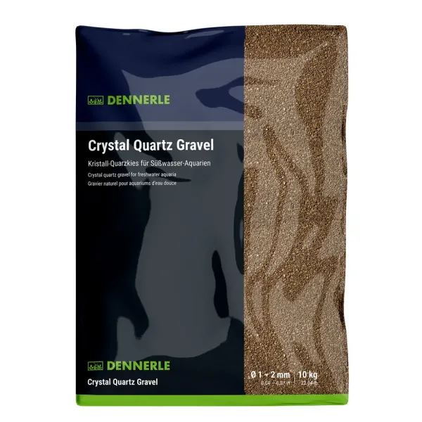 Dennerle Kristall Quarzkies, dunkelbraun 10kg