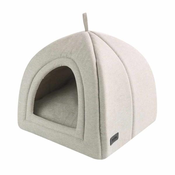 Nobby Katzen-Höhle Valea eckig beige