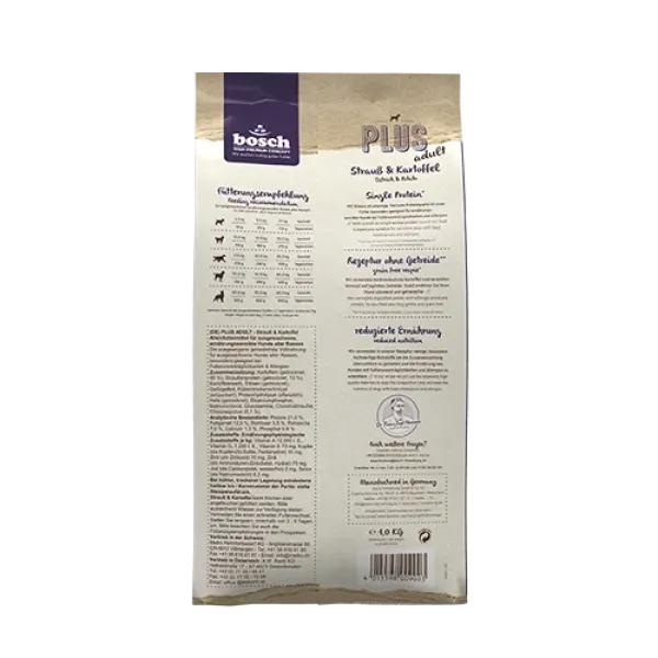 Bosch PLUS Strauß & Kartoffel 12,5kg