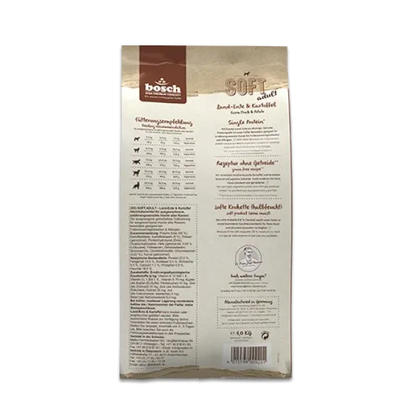 Bosch SOFT Land-Ente & Kartoffel 12,5kg