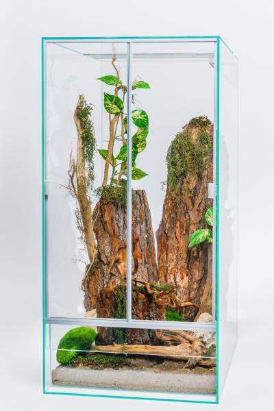 diversa Hochterrarium mit Schiebetüren 45x45x90cm - 182 Liter