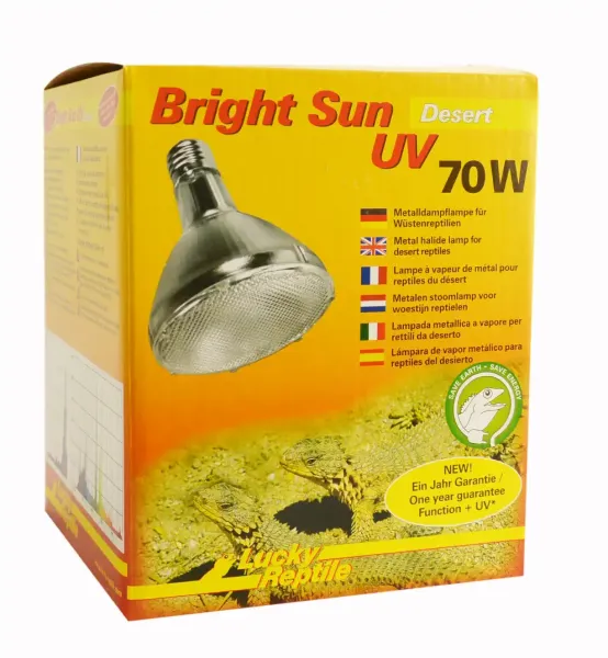 Lucky Reptile Bright Sun UV Desert 70 W  Metalldampflampe