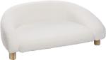 Flamingo Sofa Dorado Halb-rund Weiß
