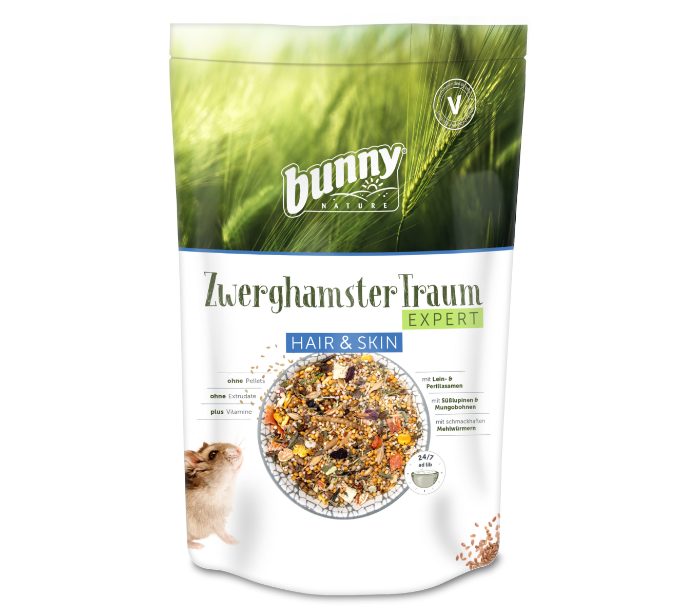 Bunny ZwerghamsterTraum Expert Hair & Skin 500 g Bunny ZwerghamsterTraum Expert Hair & Skin 500 g
