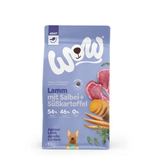 Wow Dog Trocken Adult Lamm 1kg Wow Dog Trocken Adult Lamm 1kg
