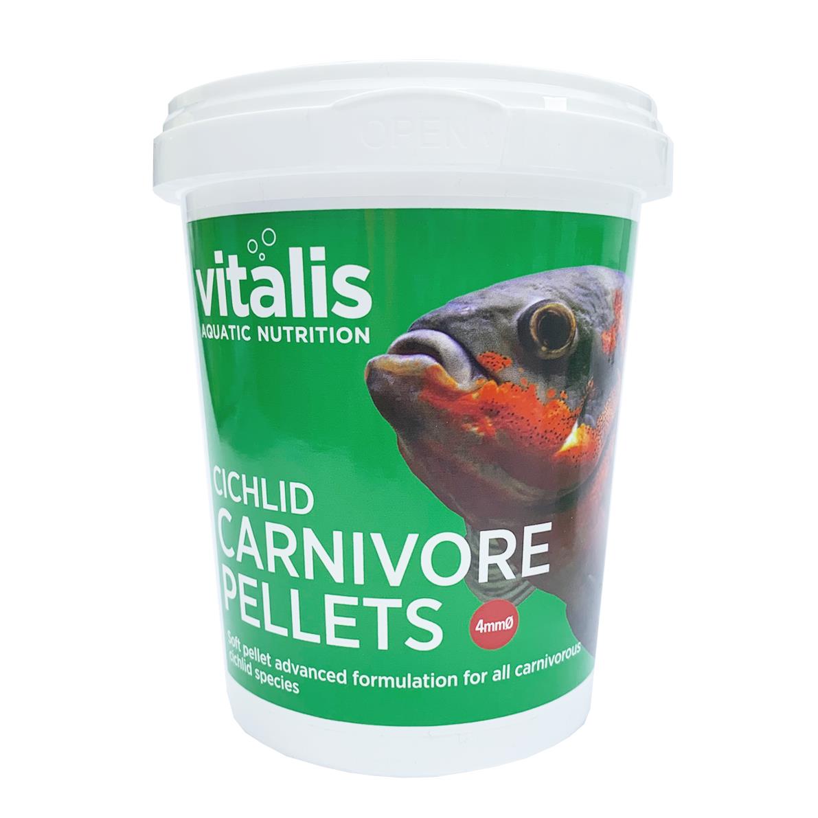 Vitalis Cichlid Carnivore Pellets 4mm - 300g