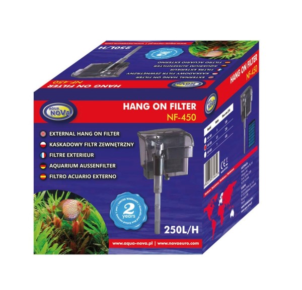 Aqua Nova Hang On Filter NF-450