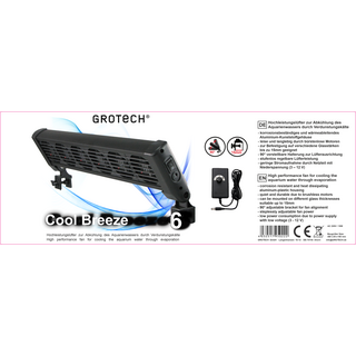 GroTech Cool Breeze 6-fach Lüfter/ regelbar 