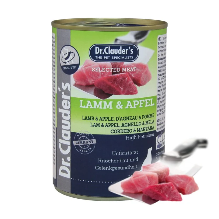 Dr.Clauder’s Selected Meat Lamm & Apfel 400g Dosen