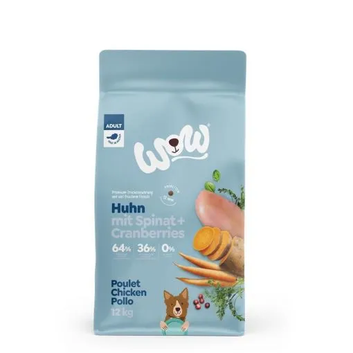 Wow Dog Trocken Adult Huhn 12kg Wow Dog Trocken Adult Huhn 12kg