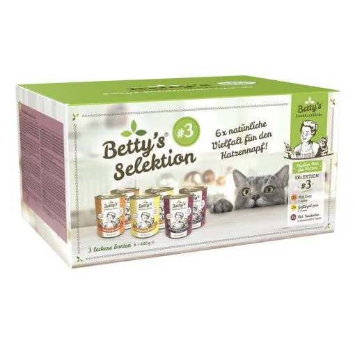 Betty’s Landhausküche Katze Selektion Nr. 3 (6 x 400g)