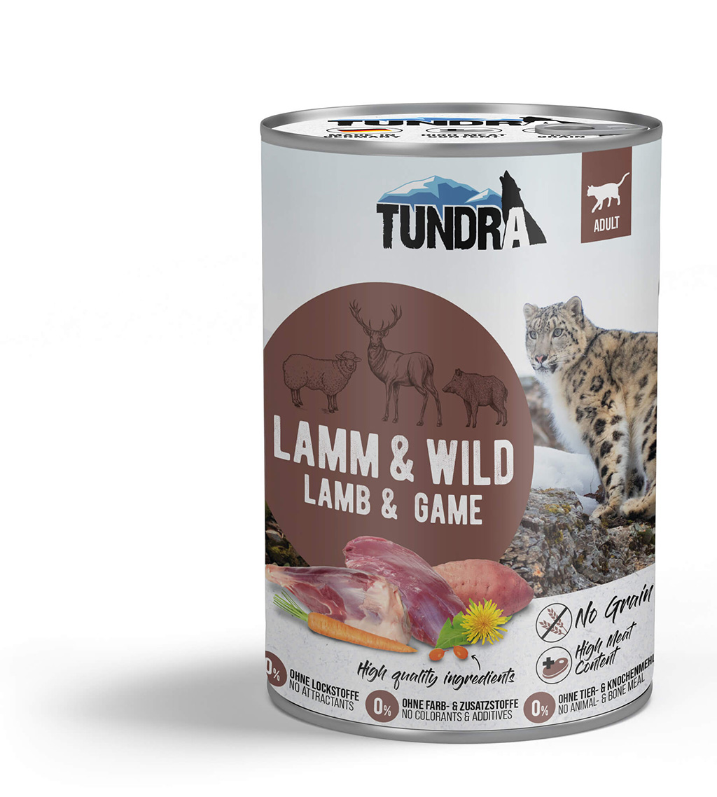 Tundra Cat Lamm, Wild (6 x 400g)