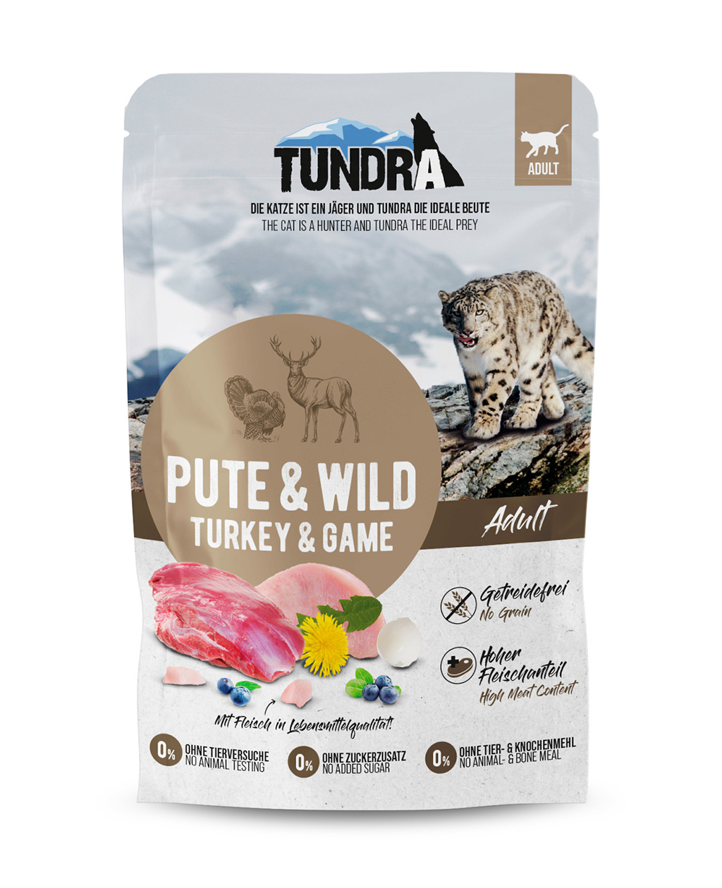 Tundra Cat Pouchpack Pute und Wild (16 x 85g)
