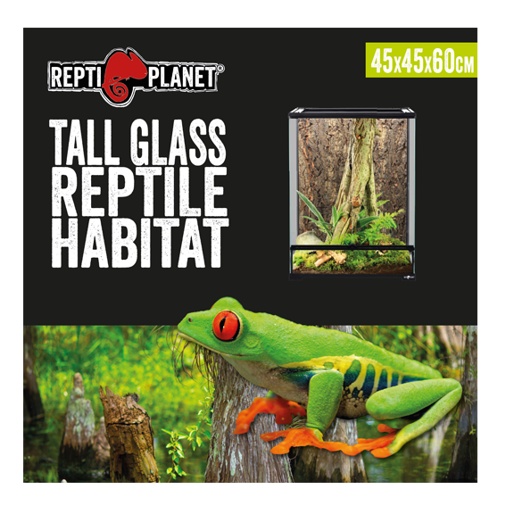 ReptiPlanet Glas Terrarium 45x45x60 cm ReptiPlanet Glas Terrarium 45x45x60 cm