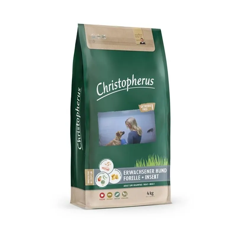Christopherus Getreidefrei Forelle & Insekt 4kg Christopherus Getreidefrei Forelle & Insekt 4kg