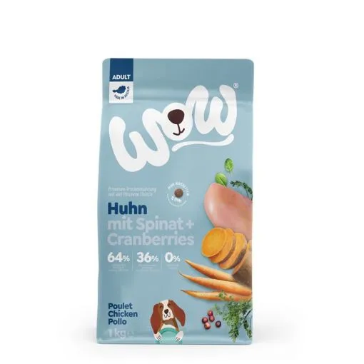 Wow Dog Trocken Minis Adult Huhn 1kg Wow Dog Trocken Minis Adult Huhn 1kg