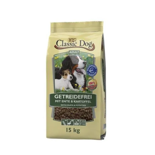 Classic Dog Ente & Kartoffel getreidefrei - 15kg Sack [*** AUSLAUFARTIKEL*** ]