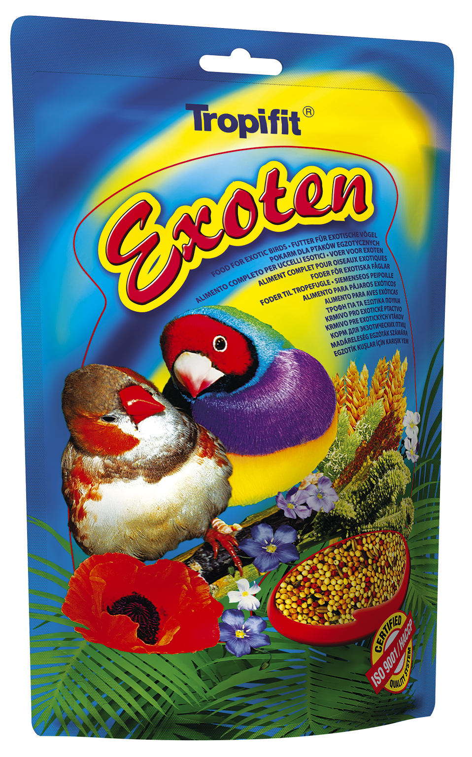 Tropifit Exoten Futter für Exotische Vögel 700g 