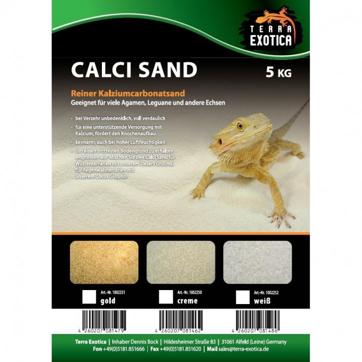 Terra Exotica - Calci Sand - gold 10 kg