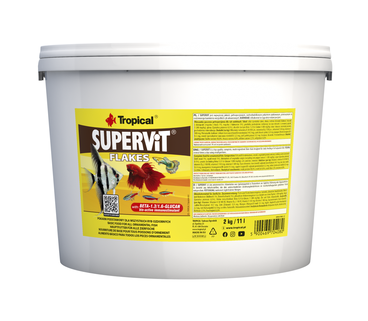 Tropical Supervit Flakes 2kg/11L