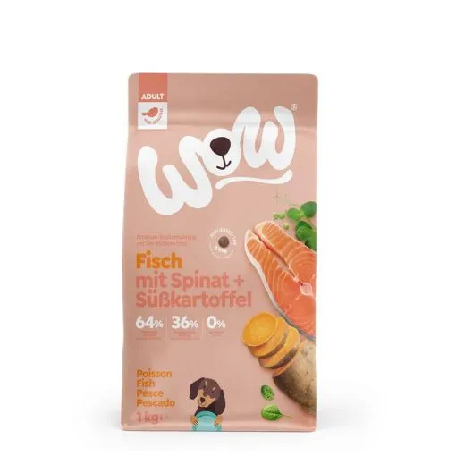 Wow Dog Trocken Minis Adult Fisch 1kg Wow Dog Trocken Minis Adult Fisch 1kg