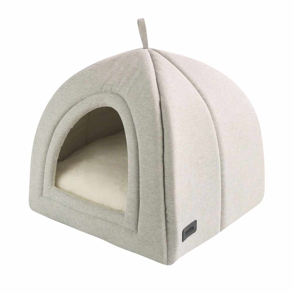 Nobby Katzen-Höhle Valea eckig beige