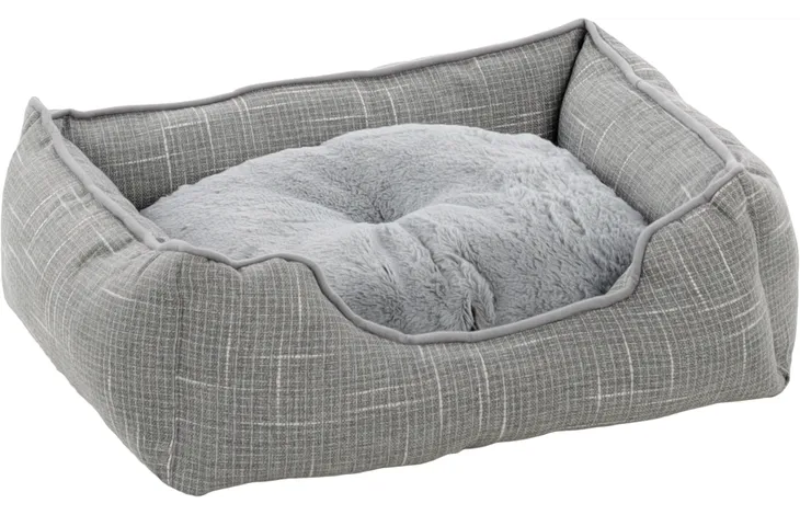 Flamingo Korb Nikki Rechteck Hellgrau