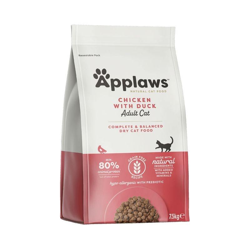 Applaws Cat Trockenfutter Hühnchen mit Ente 7,5kg