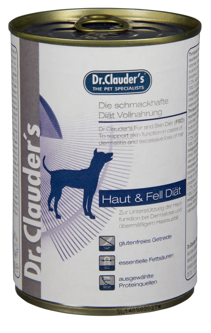 Dr.Clauder’s Diät FSD Haut & Fell 400g Dose
