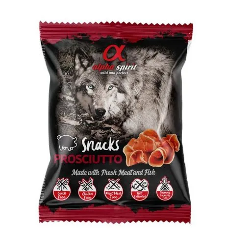 alpha spirit Dog Snack gewürfelt Prosciutto 50g
