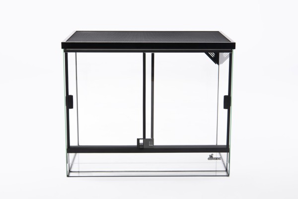 diversa Klein-Terrarium mit Belüftungsgitter schwarz 30x25x25cm diversa Klein-Terrarium mit Belüftungsgitter schwarz 30x25x25cm