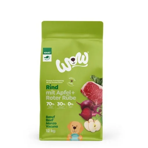Wow Dog Trocken Adult Rind 12kg Wow Dog Trocken Adult Rind 12kg