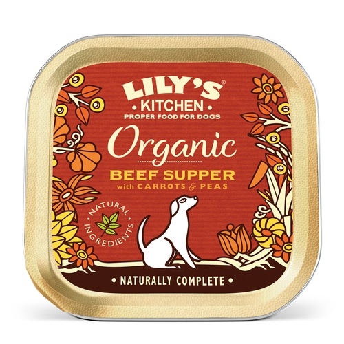 Lilys Kitchen Dog Organic Beef Supper 150g, 11er Pack