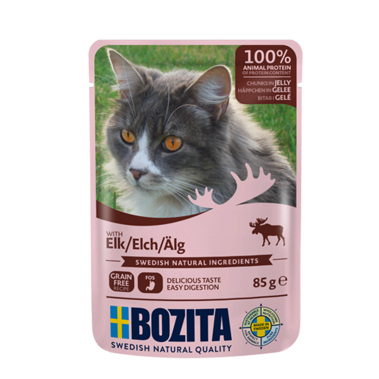 Bozita Häppchen in Gelee mit Elch 85g