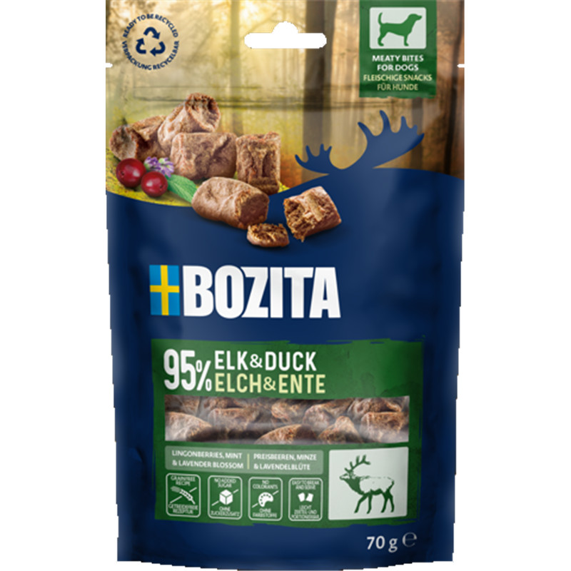 Snacks Meaty Bites Elch & Ente 70g