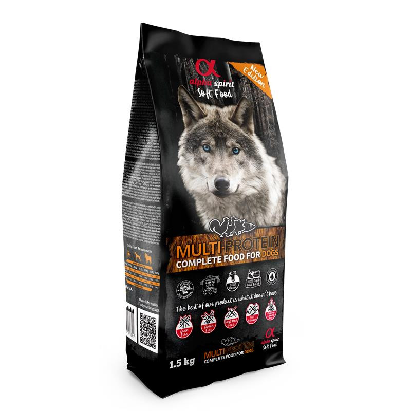 alpha spirit Complete Dog Food Multi Protein 1,5 kg alpha spirit Complete Dog Food Multi Protein 1,5 kg