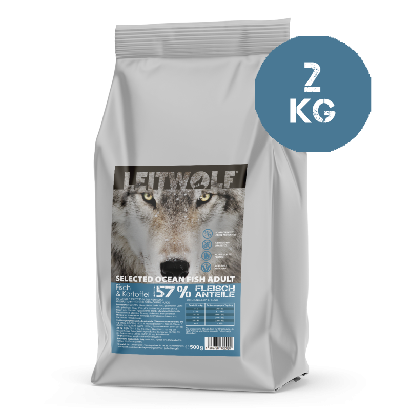 Leitwolf Selected Ocean Fish Adult Fisch & Kartoffel 2kg Leitwolf Selected Ocean Fish Adult Fisch & Kartoffel 2kg