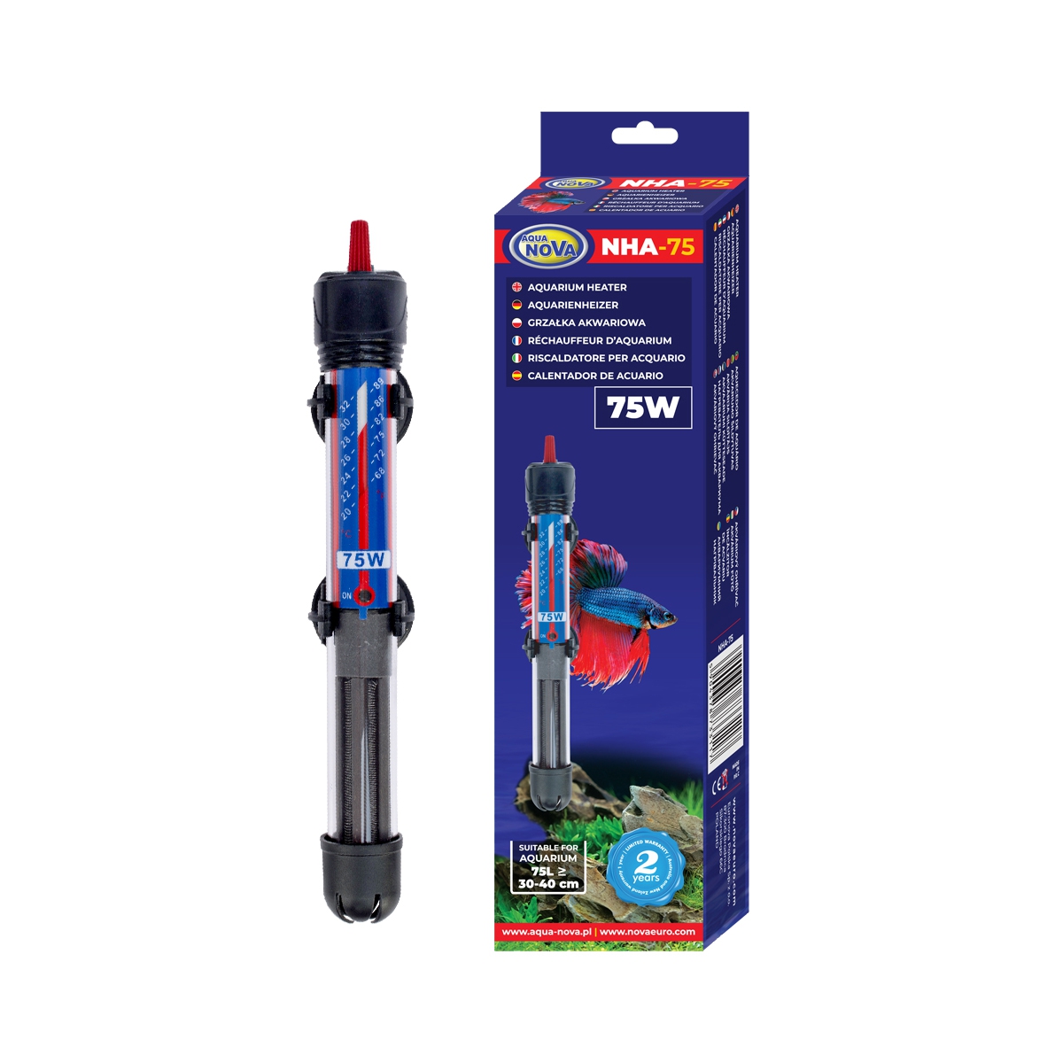 Aqua Nova Heizer - 75 Watt