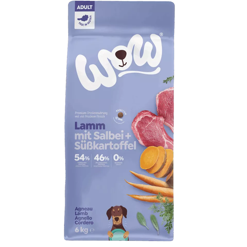 Wow Dog Trocken Adult Lamm 6kg Wow Dog Trocken Adult Lamm 6kg