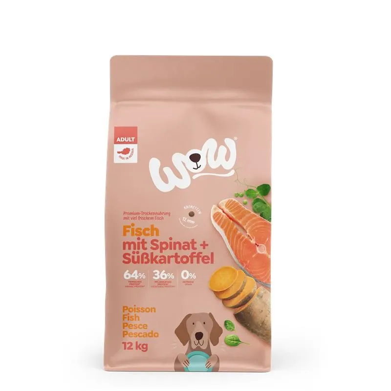 Wow Dog Trocken Adult Fisch 12kg Wow Dog Trocken Adult Fisch 12kg