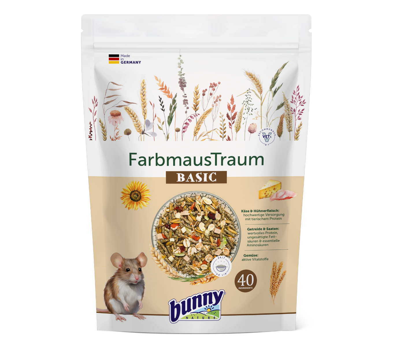 Bunny FarbmausTraum Basic 500 g Bunny FarbmausTraum Basic 500 g