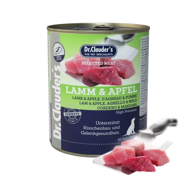 Dr.Clauder’s Selected Meat Lamm & Apfel 800g Dosen
