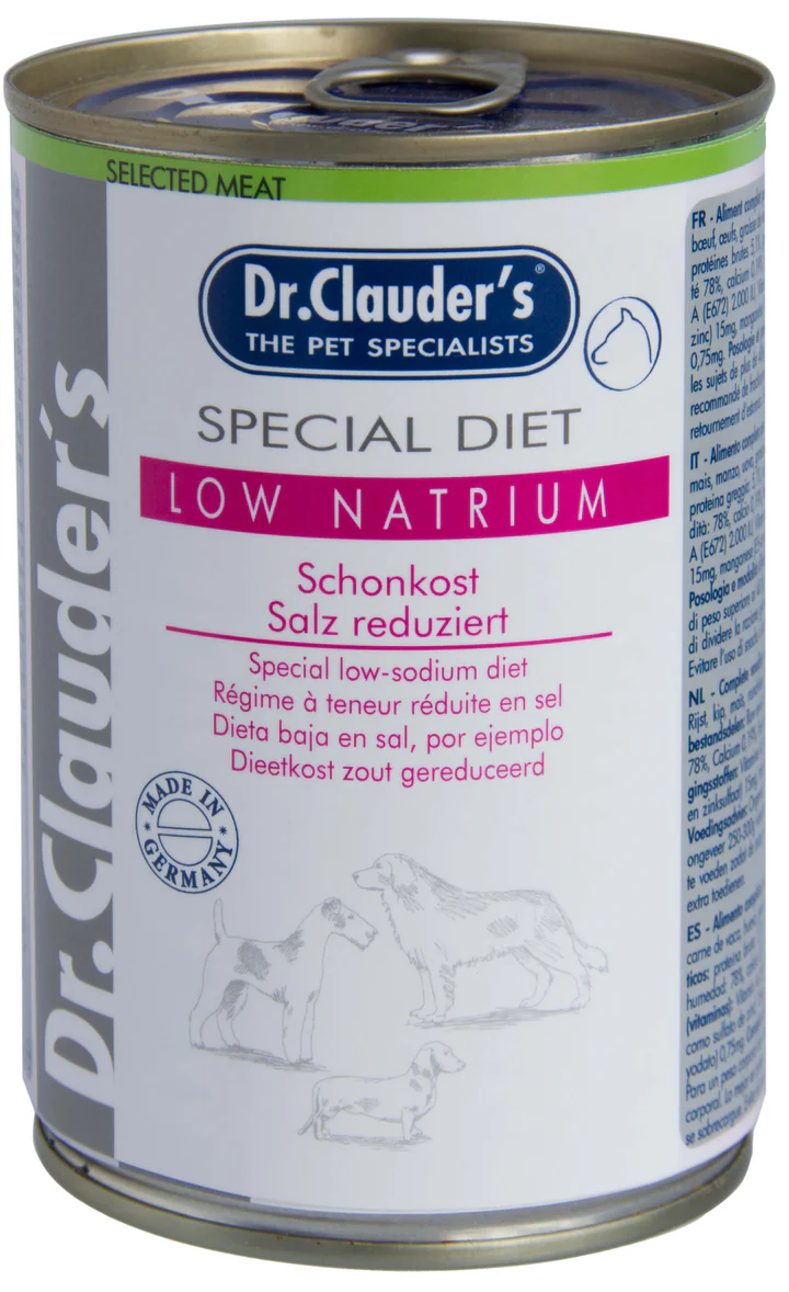 Dr.Clauder’s Special Diet Low Natrium 400g Dose