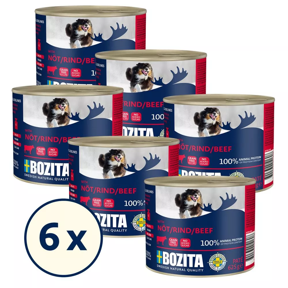 Bozita Paté mit Rind (6x 625g)