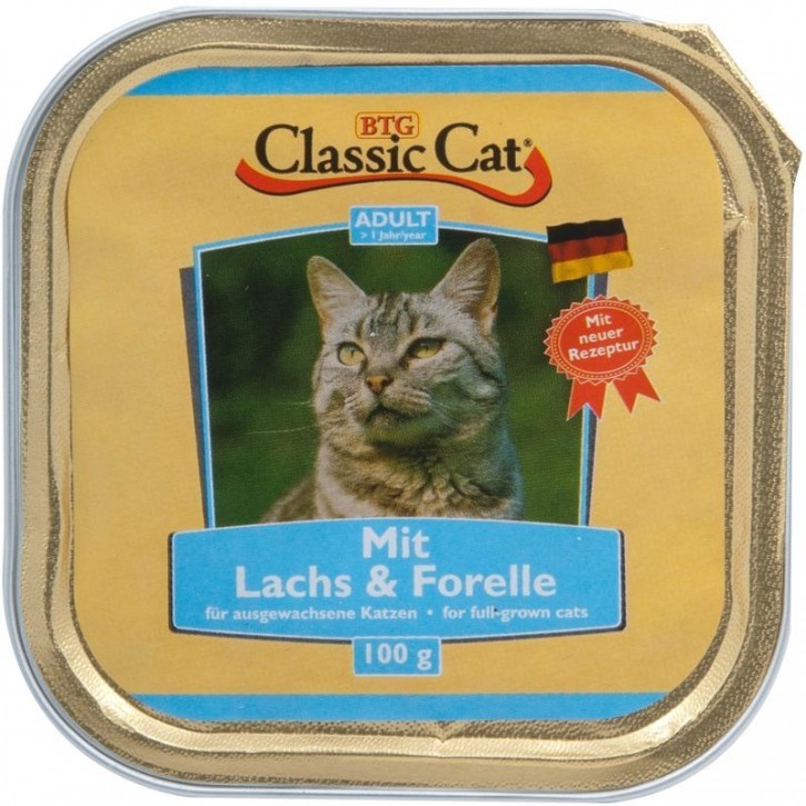 Classic Cat Schale mit Lachs & Forelle 100 g - 30 Stück