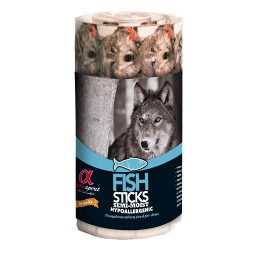 alpha spirit Dog Ristra Stick Fisch