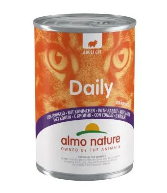 Almo Nature Cat Daily Menu mit Kaninchen 24 x 400g Almo Nature Cat Daily Menu mit Kaninchen 24 x 400g