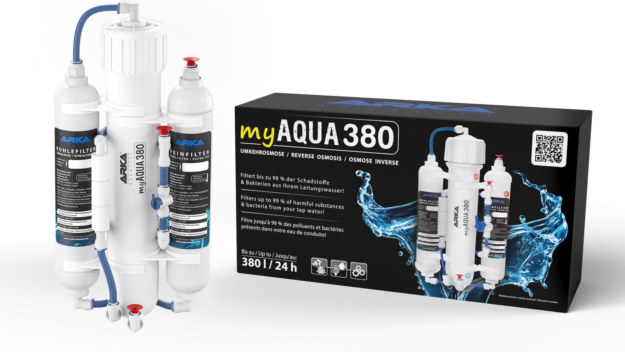 ARKA myAQUA® 380 Umkehrosmoseanlage ARKA myAQUA® 380 Umkehrosmoseanlage
